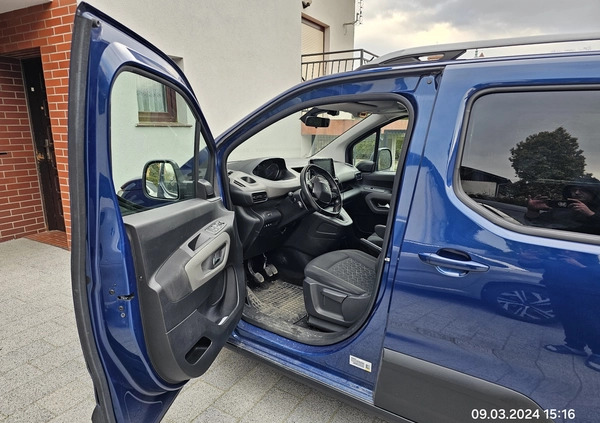 Peugeot Rifter cena 64900 przebieg: 126700, rok produkcji 2019 z Gliwice małe 211